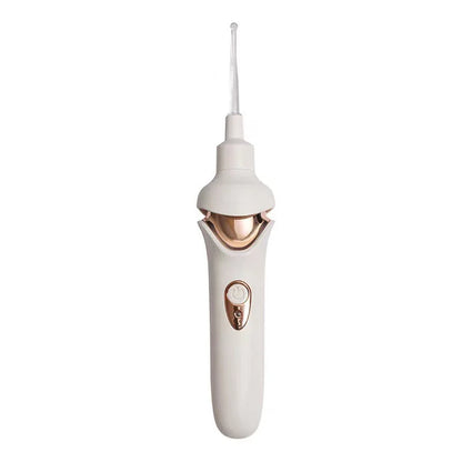Pulitore per orecchie ricaricabile elettrico con accessori morbidi