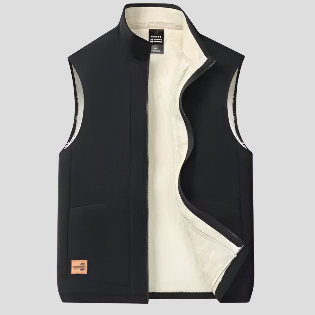 Gilet imbottito invernale da uomo – caldo e alla moda