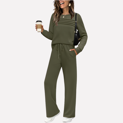 Trendy tweedelige loungeset voor dames – perfect om te ontspannen