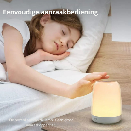 Lampă de alarmă cu simularea răsăritului și lumină de noapte