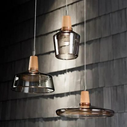 Nordic Glass Chandelier – Modern & Elegant