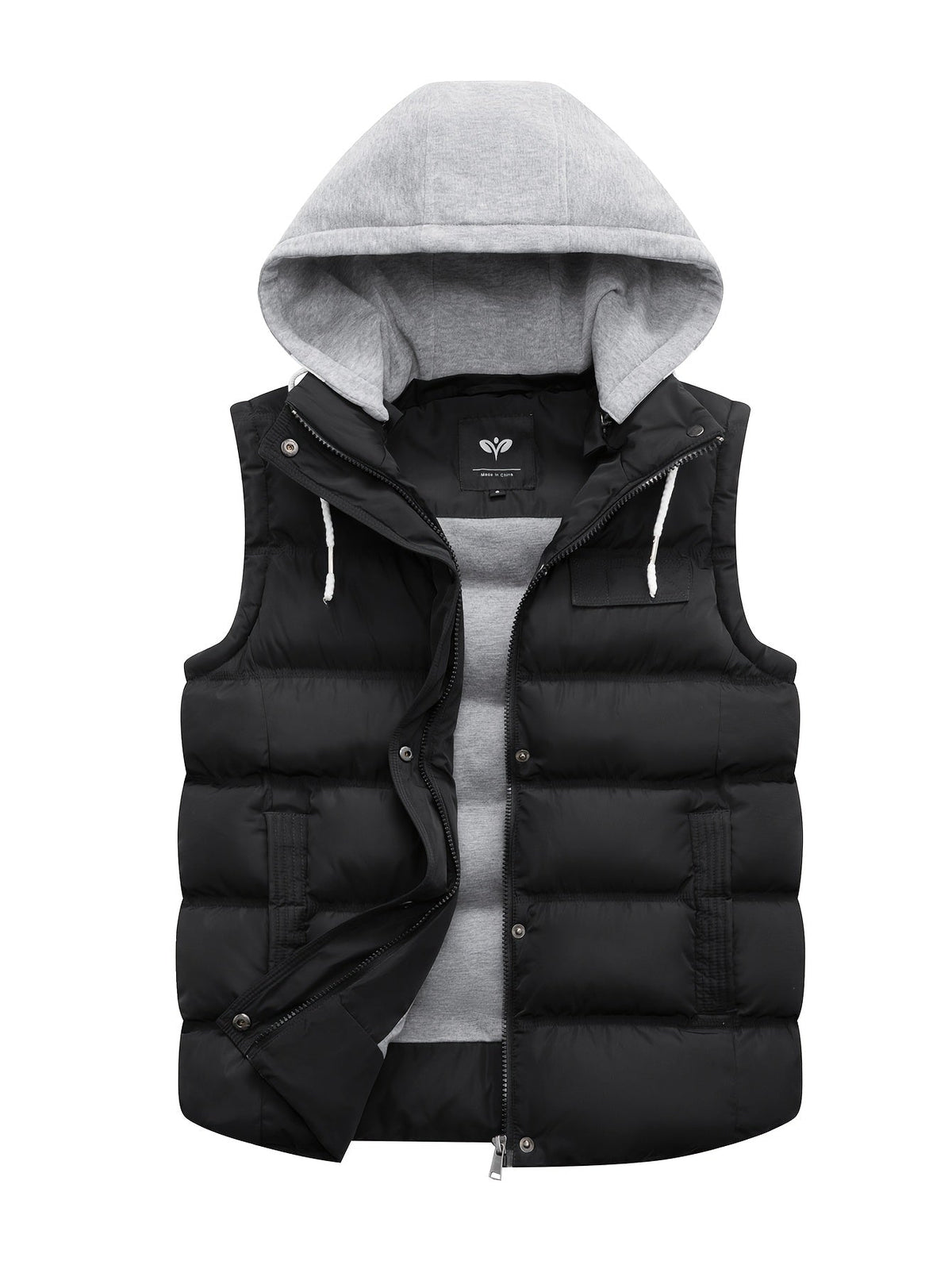 Gesteppte Damenweste mit Kapuze – Stilvolle und warme ärmellose Winterjacke