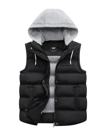 Gesteppte Damenweste mit Kapuze – Stilvolle und warme ärmellose Winterjacke