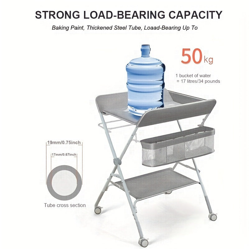 Adjustable and Portable Changing Table for Babies – Perfect for Organisation and Comfort