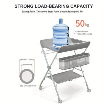 Adjustable and Portable Changing Table for Babies – Perfect for Organisation and Comfort