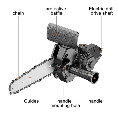 Drill Attachment - Chainsaw