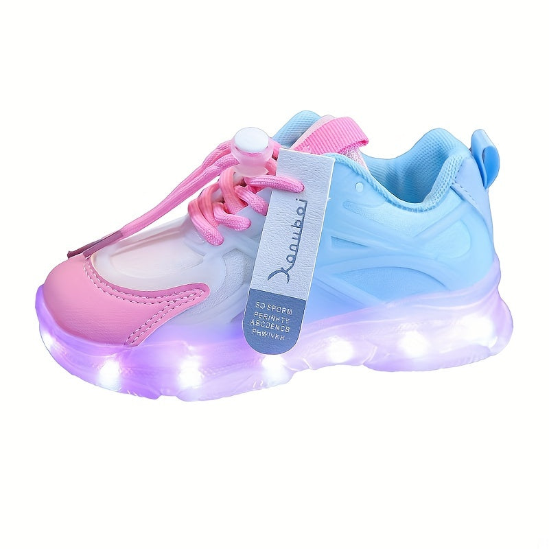Leuchtende Sneakers für Kinder – Bunt mit LED-Beleuchtung für einen verspielten Look