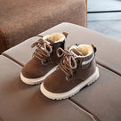 Outdoor ankle boots for boys with fleece lining - Rosso