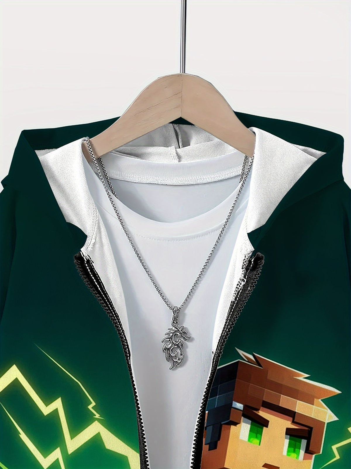 Chaqueta informal de juego geométrico - Elegante y cómoda para niños