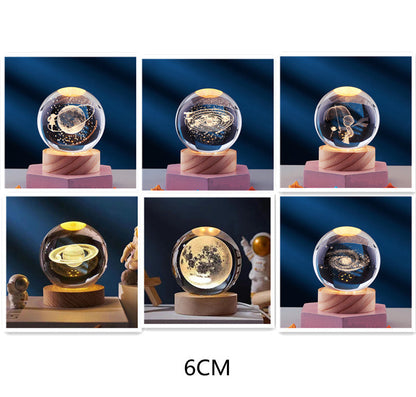 Lampada Notturna LED 3D Crystal Glow