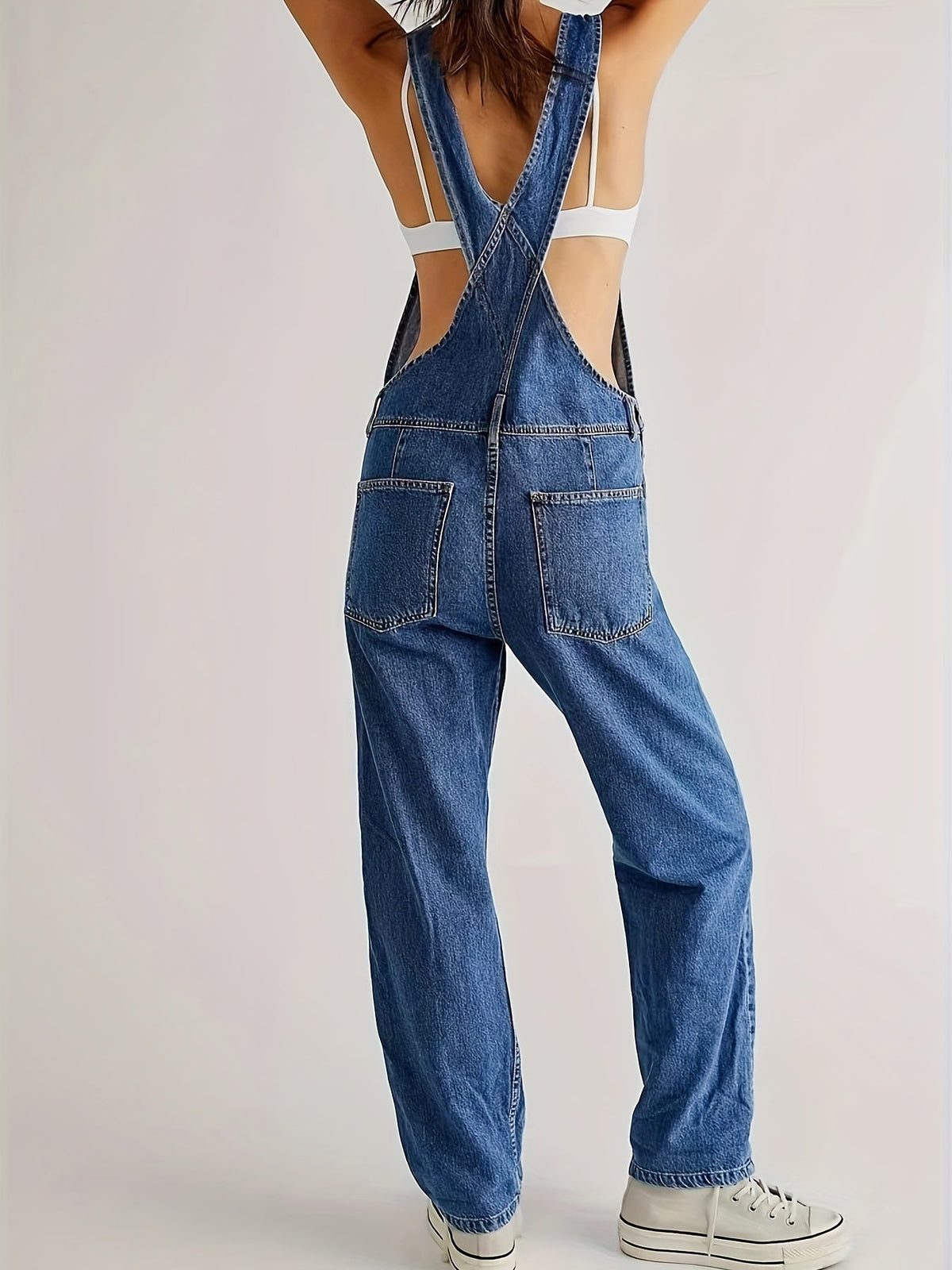 Trendy Denim Ladies Jumpsuit – Casual and Stylish for Spring, Summer and Autumn