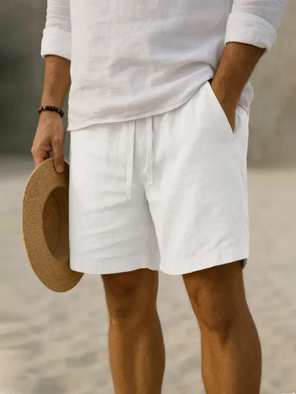 Shorts avec taille élastiquée