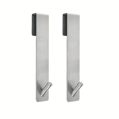 Modern Steel Glass Door Hooks Set – Stylish, Silent and Practical