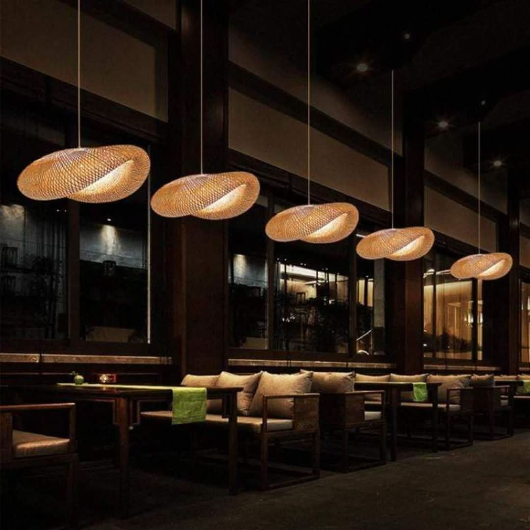 Muto - Bamboo LED Pendant Light