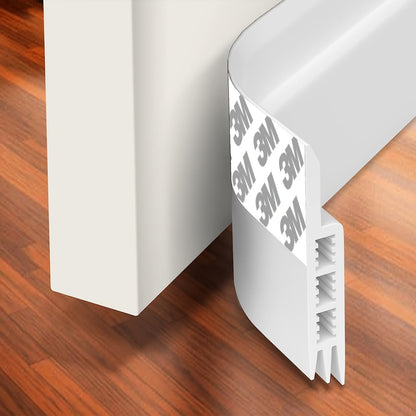 Boudin de porte anti-courants d’air - Joint de porte en silicone avec adhésif puissant et isolation phonique