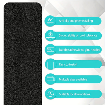 Rubber Anti-Slip Stair Strips – Extra Grip for Stairs and Driveways