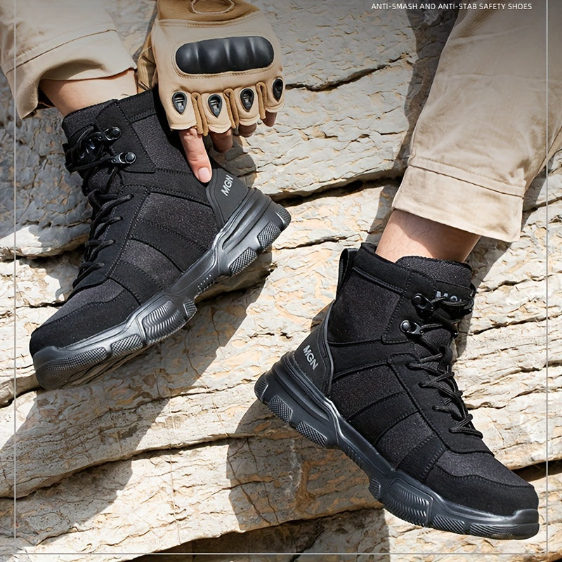 Men's Safety Shoes with Steel Toe – Puncture Resistant and Slip Resistant