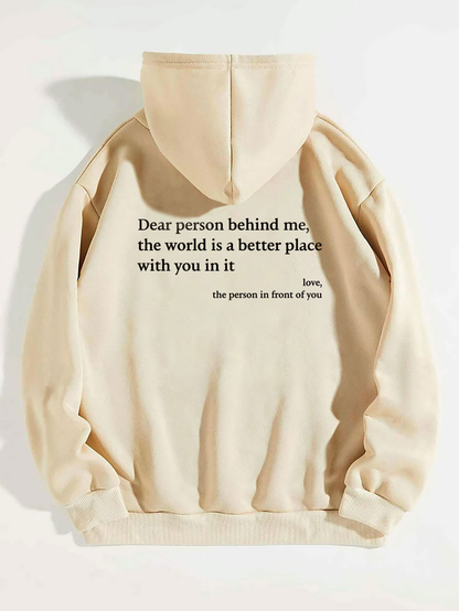 Unisex Hoodie with Inspirational Message