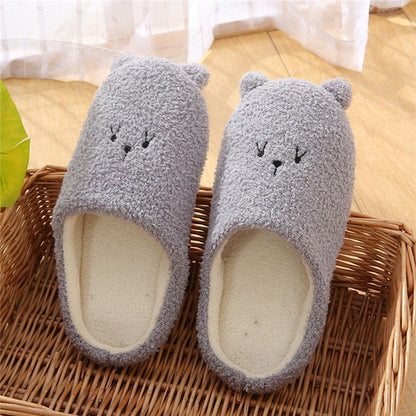 Snuggly Warm Animal Slippers with Soft Lining