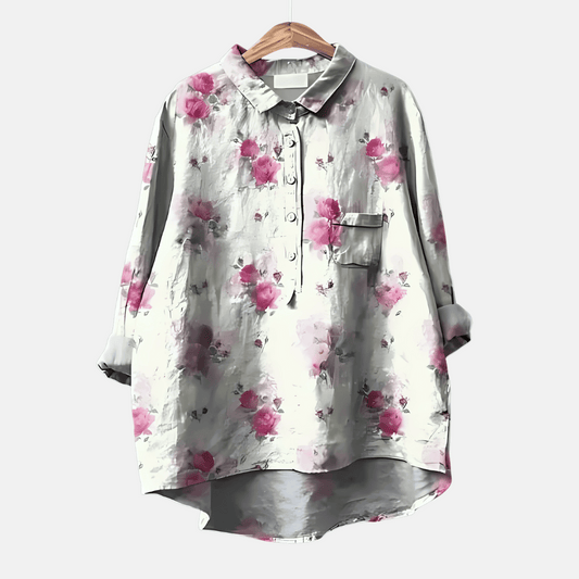 Lockere lange Bluse für Damen