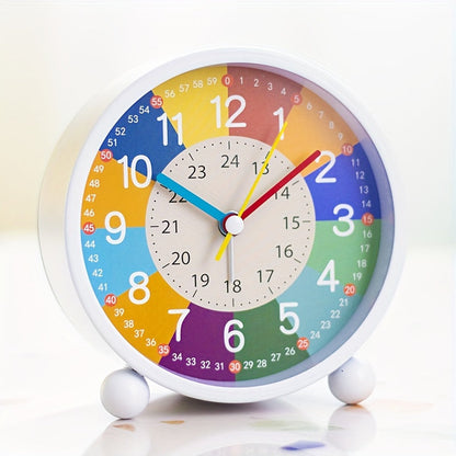 Despertador educativo silencioso - reloj colorido para estudiantes y niños