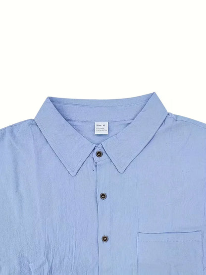 Chemise à manches courtes avec poche poitrine