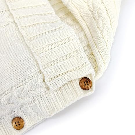 Luxe Beige Baby Blanket - Warmth - Comfort - Newborn