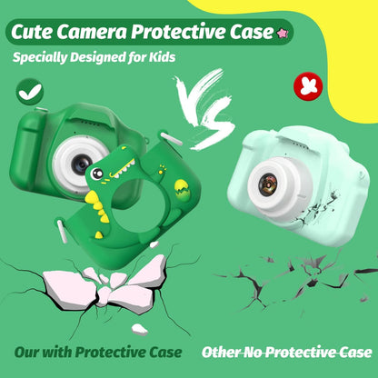 Fotocamera a forma di dinosauro - Cattura avventure creative - Un'esperienza unica
