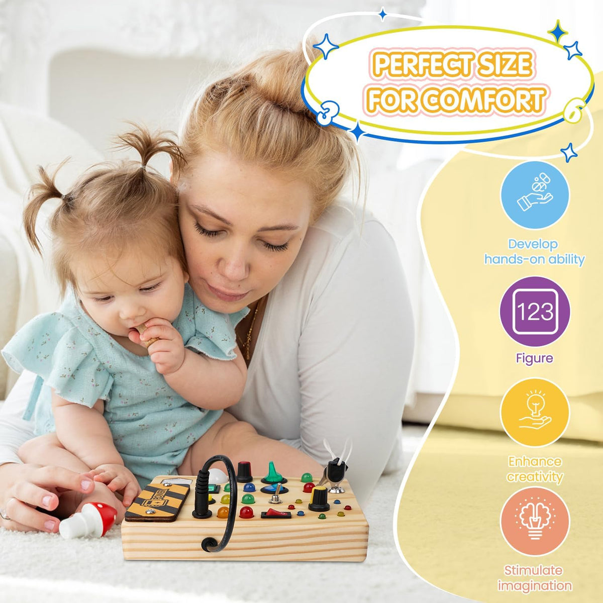 Montessori-prikbord voor peuters - Creatief ontdekken met licht