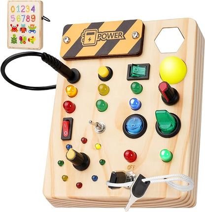 Montessori-prikbord voor peuters - Creatief ontdekken met licht