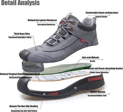 SafetyMo - Waterproof Safety Boots for Men