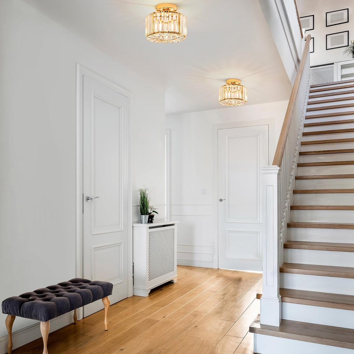 Elegant Crystal Ceiling Light - Luxurious and Stylish Design