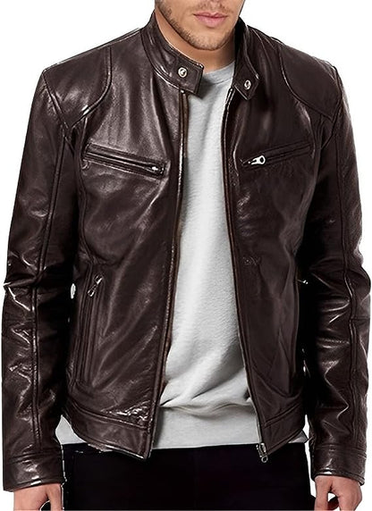 Leather Jacket for Men - Davide