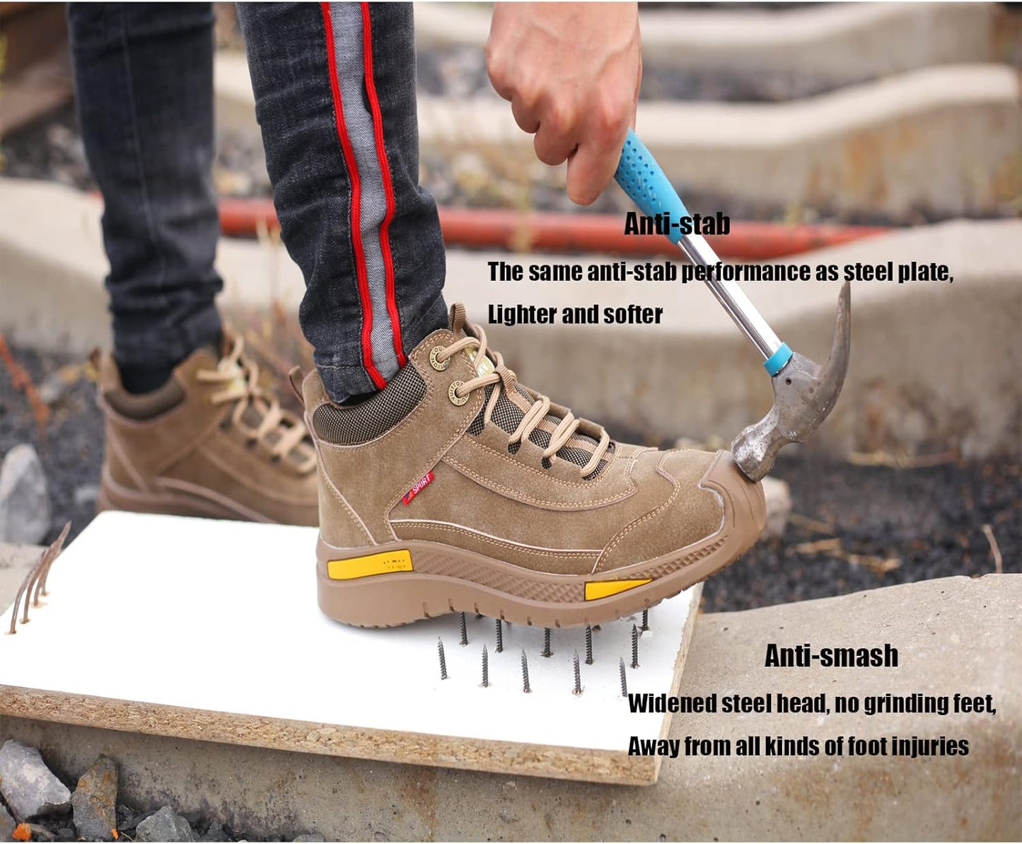 SafetyMo - Waterproof Safety Boots for Men