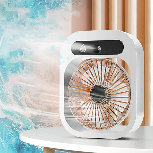 Enfriador de aire inalámbrico - con función de niebla - 3 velocidades de ventilador