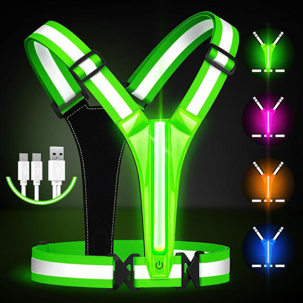 Chaleco reflectante para correr