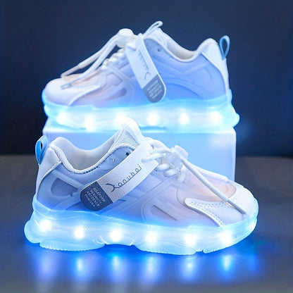 Leuchtende Sneakers für Kinder – Bunt mit LED-Beleuchtung für einen verspielten Look
