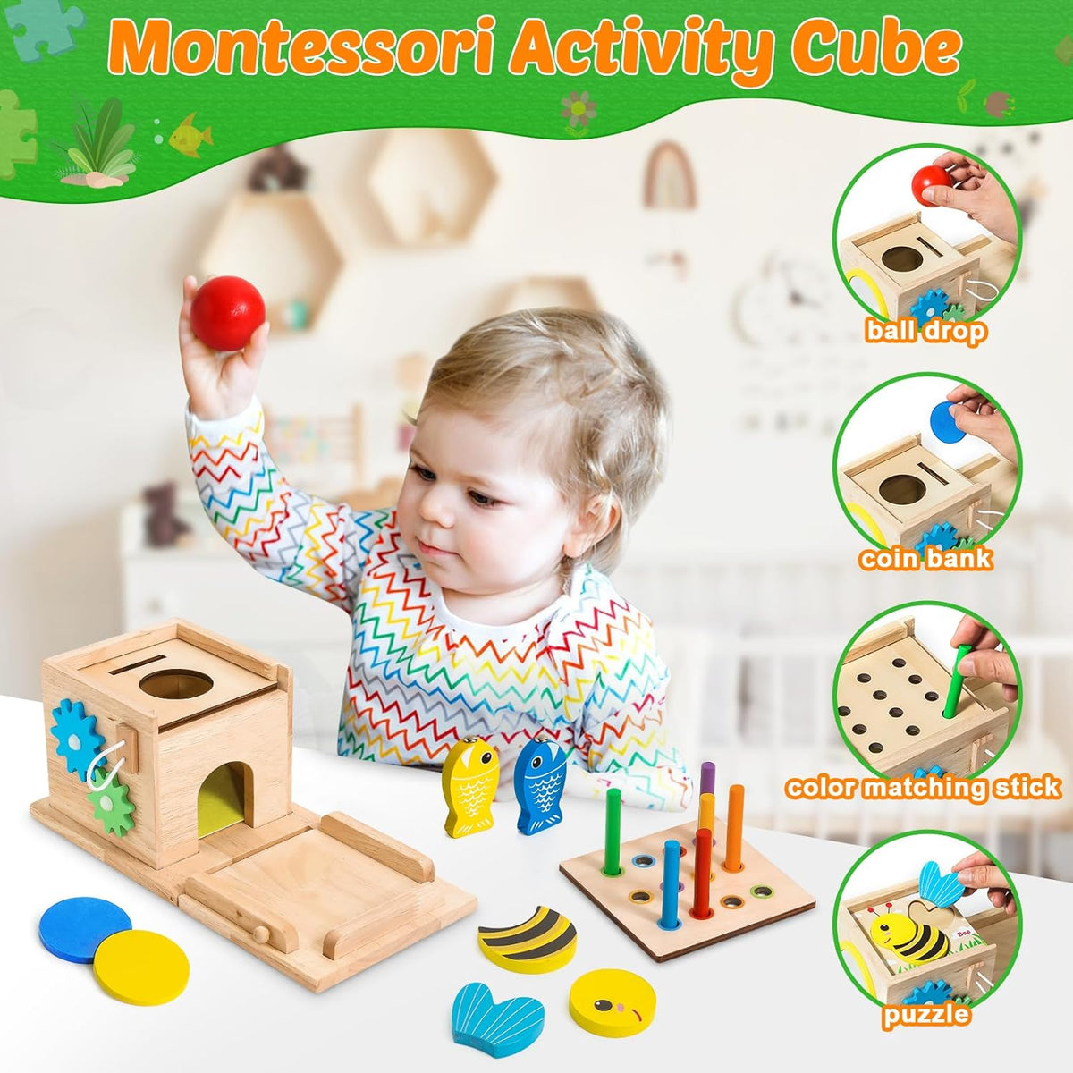 Educational Baby Toy Set - Stimulate Growth and Development