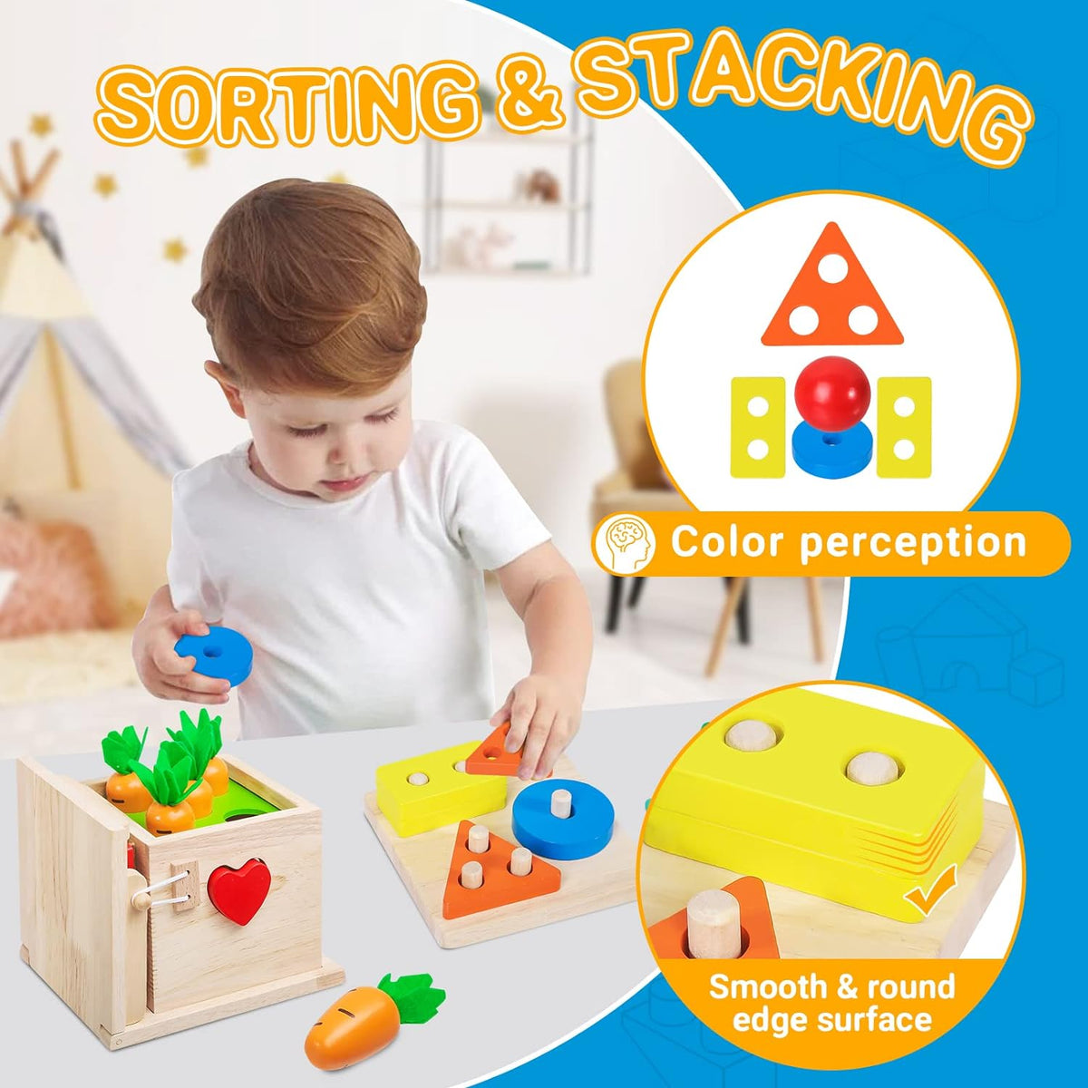 Educational Baby Toy Set - Stimulate Growth and Development