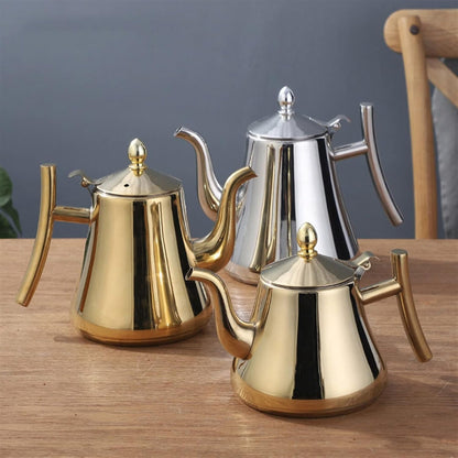 Stainless Steel Kettle - Built-in Filter - Perfect Tea and Coffee