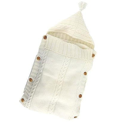 Luxe Beige Baby Blanket - Warmth - Comfort - Newborn