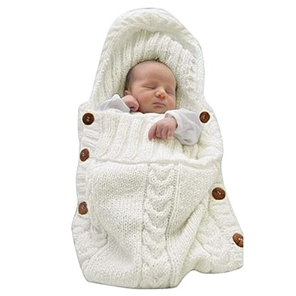 Luxe Beige Baby Blanket - Warmth - Comfort - Newborn