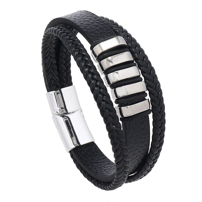 The Label - Stylish Leather Bracelet for Men