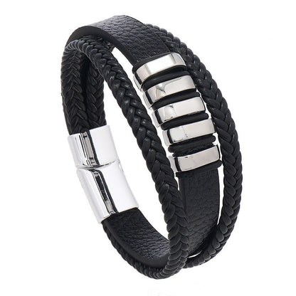 The Label - Stylish Leather Bracelet for Men