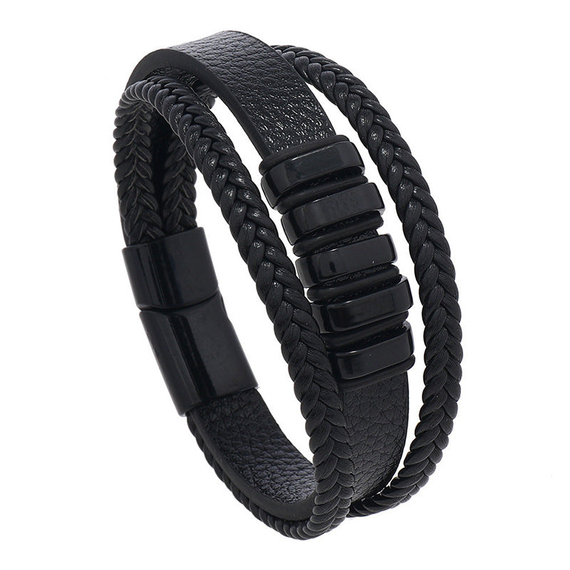 The Label - Stylish Leather Bracelet for Men