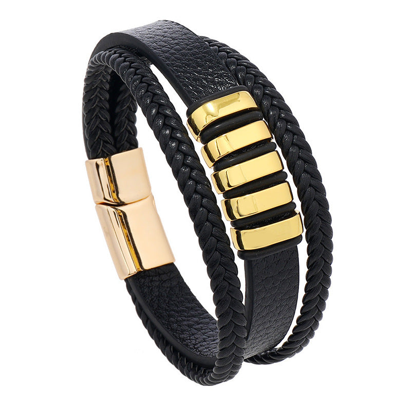 The Label - Stylish Leather Bracelet for Men