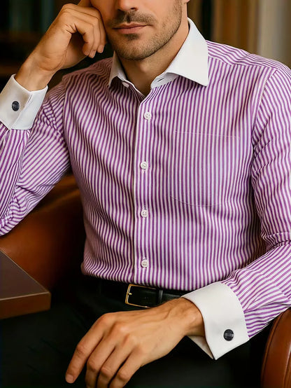 Chemise intelligente avec col mao