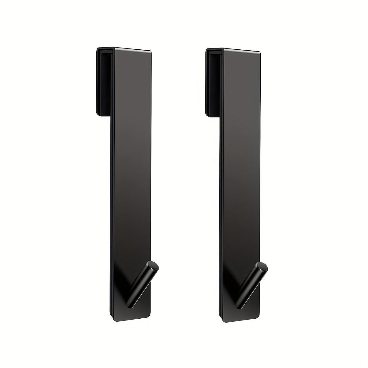Modern Steel Glass Door Hooks Set – Stylish, Silent and Practical