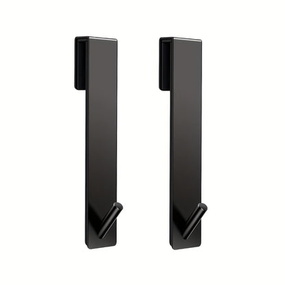 Modern Steel Glass Door Hooks Set – Stylish, Silent and Practical