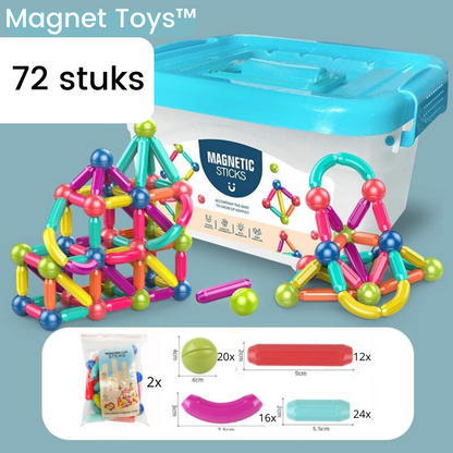 Magnetic Toy Building Set - Educational Creative Play